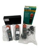 Five pre-owned Extech 480836 3.5 GHz EMF Meters.