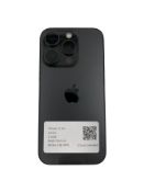 Pre-owned Apple iPhone 15 Pro A3102 512GB in Black Titanium (iCloud unlocked. Battery health: 100%)