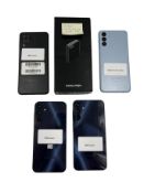 Assorted Android Smartphones sold for parts only.