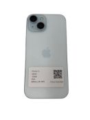 Pre-owned Apple iPhone 15 A3090 128GB in Blue (iCloud unlocked. Battery health: 100%) (Checkmend rep