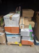 Assorted printers, toners and related items (All items sold as seen).