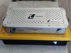 A preowned Set of K2M (Stryker) Caspian Preparation Instruments Case 2.