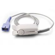 As new Covidien Nellcor Reusable Adult SPO2 Finger Sensor Oximax (REF: DS100A) (stock image).