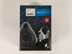 An as new Resmed Airtouch F20 full face mask, size small (REF: 63034).