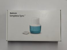 A box of five as new Medtronic Simplera Sync Glucose Sensors (REF: MMT-5120C1, EXP: 25/08/22).