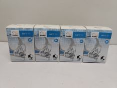 Four as new ResMed AirFit F20 full face mask for sleep apnoea, Large (REF: 64007, EAN: 619498640072)
