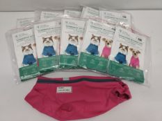Ten as new VetMedWear recovery suit, wound protection clothing for pets post-surgery, Size S.