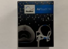 Three as new Resmed Airtouch N20 full face masks, size large (REF: 63912).