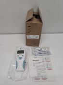 An as new Welch Allyn SureTemp plus electronic thermometer with oral probe (REF: 01690-410).