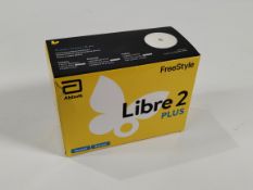 An as new FreeStyle Libre 2 Plus Flash Glucose Monitoring Systems (EXP: 2026-04-30).