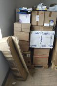 A pallet of assorted medical products, equipment and other related items to include Cordis, Boston S