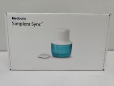 An as new box of five Medtronic Simplera Sync Glucose Sensors (REF: MMT-5120C1, EXP: 2025/07/09).