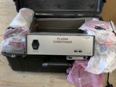 A preowned Plasma Conditioner with some accessories and carry case, 110-240V, 1A-0.6A, 47-63Hz.