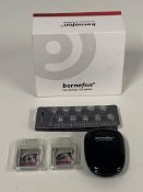 A pair of as new Bernafon Alpha 3 Minirite T with Storage Case (REF: (240) 240313).