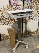 Ergotron CareFit™ Slim LCD Cart with Drawer in White. Pre-owned.