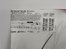 An as new Cordis Outback Elite Re-Entry Catheter, 80cm, 6F (REF: OTB59080A, EXP: 2026/11/30).
