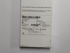 An as new Arthex Knotless Tightrope Syndesmosis Repair Implant, Stainless Steel (REF: AR8926SS, EXP;