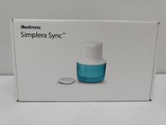 An as new box of five Medtronic Simplera Sync Glucose Sensors (REF: MMT-5120C1, EXP: 2025/04/30).