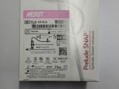 An as new Merit Medical Prelude SNAP Splittable Sheath Introducer, 10.5F Standard, Length, 13cm, (RE