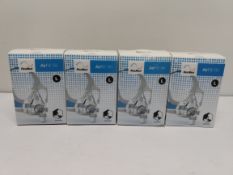 Four as new ResMed AirFit F20 full face mask for sleep apnoea, Medium (REF: 64006, EAN: 619498640065