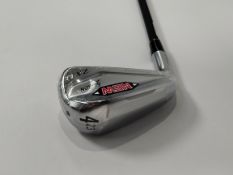 An as new Srixon ZXiU Mitsubishi MMT Utility 4 Iron, Graphite, Left Handed.