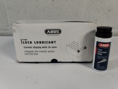 Twenty four as new ABUS lock lubricant PS88 (4003318319426).