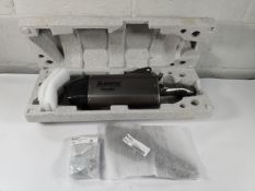 An as new Akrapovic Silencer Kit for a Triumph Tiger Sport 800 (REF: A9605001).