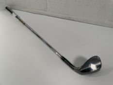 An as new Cleveland RTZ Tour satin wedge, 56 - Mid 10, RH, Dynamic Gold Spinner Wedge shaft.