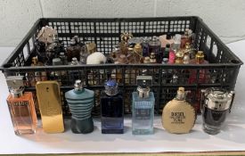 Approximately fifty assorted part used parfum/eau de toilette to include Marc Jacobs, Calvin Klein,