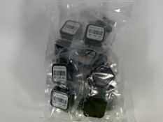 A bag of twenty Radtrak³ Long Term Radon Test Kits. As new