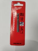 Nineteen as new and pre-owned Milwaukee related drill bits.