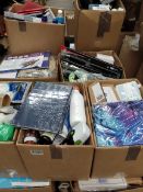 Assorted items to include stationery, toiletries and small hardware.