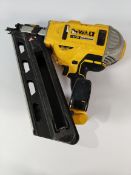 A pre-owned DeWalt DCN692 nail gun (bare unit).