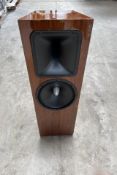 A pre-owned Audio Icon loudspeaker with some damage (sold as seen).
