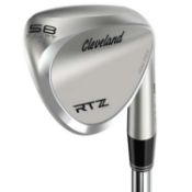 An as new Cleveland RTZ Adapt full face wedge, 58-A08, RH with a Dynamic Gold Spinner Wedge shaft (s