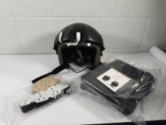 An as new Gentex Alpha 900 fixed wing flight helmet, size XL together with carry bag.