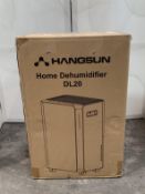 A Hangsun 20L home dehumidifier, box sealed.
