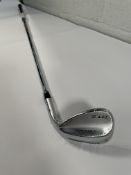 An as new Cleveland RTZ Tour satin wedge, 58-Low 06, RH with a Dynamic Gold Spinner Wedge shaft.