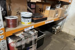 Assorted audio, musical and stage related items.