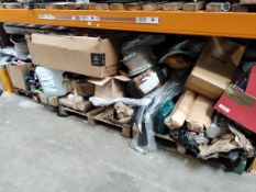 Assorted auto parts/accessories and related items.