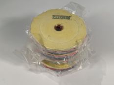 Five packs of three as new Resurfacing Buffering Wheels.