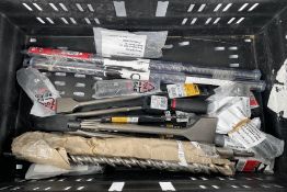 Twenty three assorted as new DeWalt and Milwaukee drill/chisel bits and related.