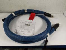 An as new Nordson 1123929 Blue Series hi-flex construction hose - 5/8 x 12ft - 240V.