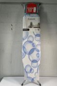 An as new Brabantia Ironing Board B, 124 x 38cm, for Steam Iron - Bubbles.