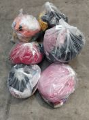Six bags of assorted clothing and related to include M&S and Next.