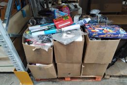A pallet of assorted miscellaneous items to include toiletries, DIY, homewares and related.
