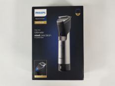 An as new Philips Beard Trimmer 9000 Prestige, 9W, 100-240 V, 50/60Hz (BC: 8710103907459).