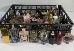 Approximately fifty assorted part used parfum/eau de toilette to include Marc Jacobs, Dior, YSL, Lac