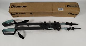 A women's as new set of Black Diamond Trail Series trekking poles.