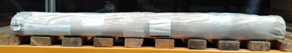 An as new Rugvista Split Pea design rug- colour: Rust, size 140 x 200 cm (stock image).